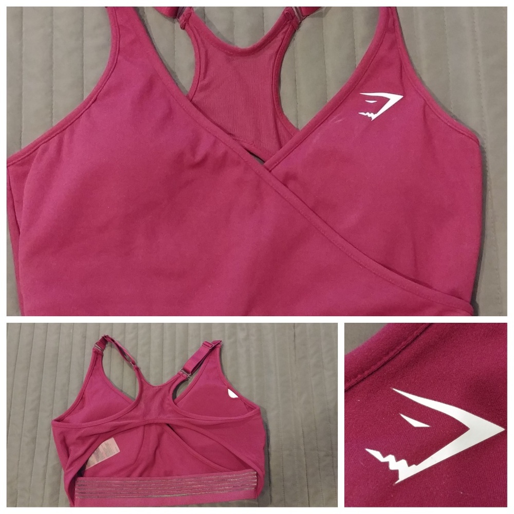 Elite Sports Bra Deep Plum Gymshark